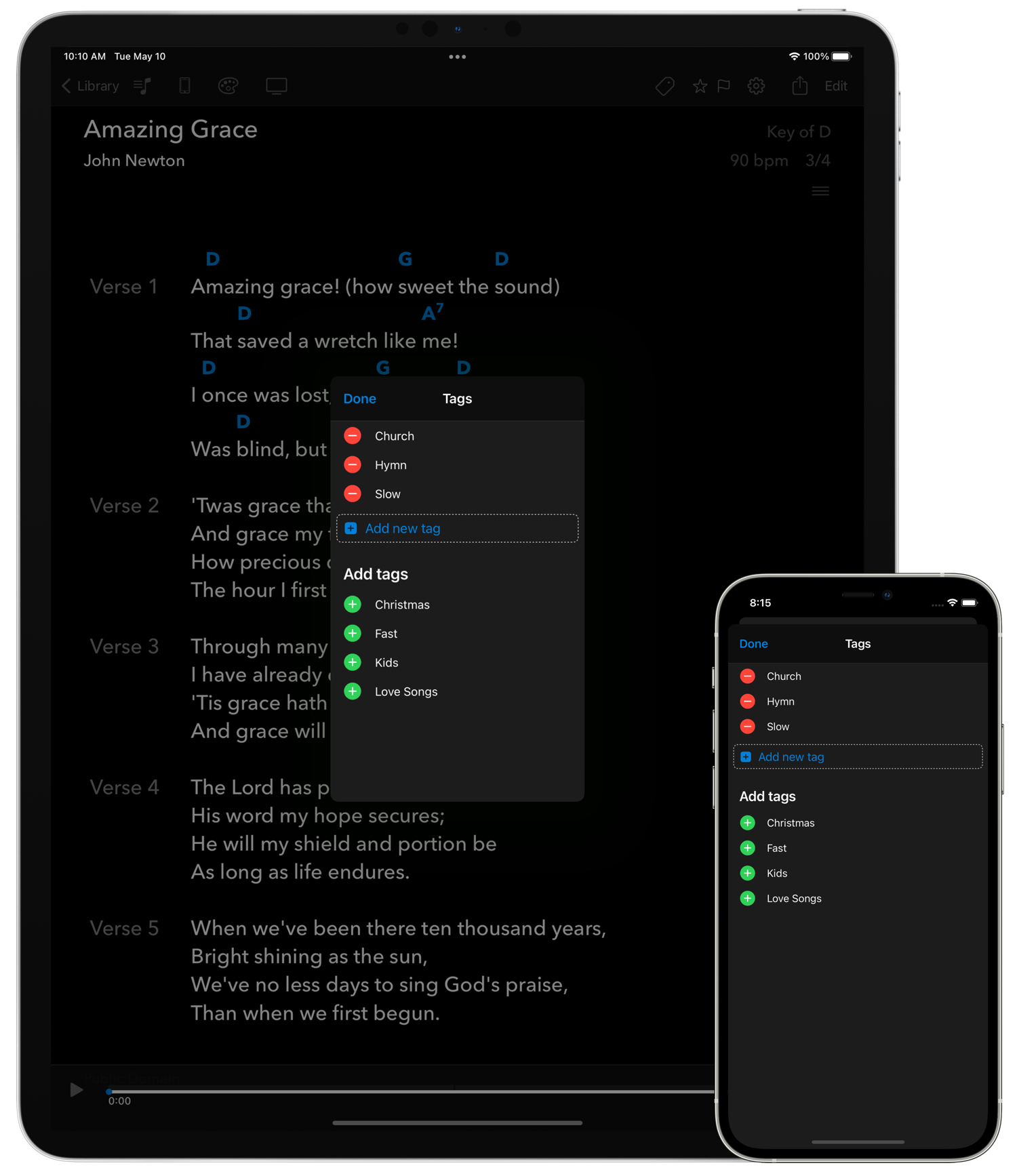 SongSheet Pro Tags Editor